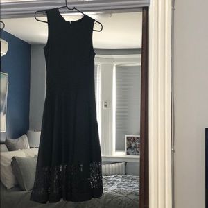 French Connection Lace Panel Dress